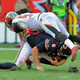 Jay Cutler was hit many, many times during his tenure in Chicago.